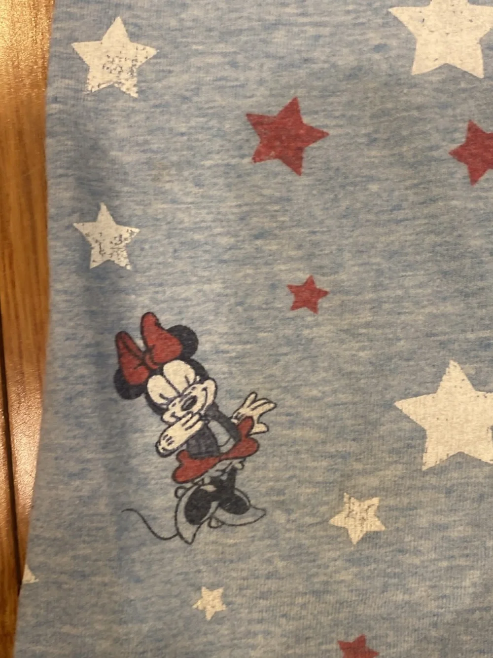 Disney Minnie Mouse Star Print Two-Piece Set - Blue & Red 3T